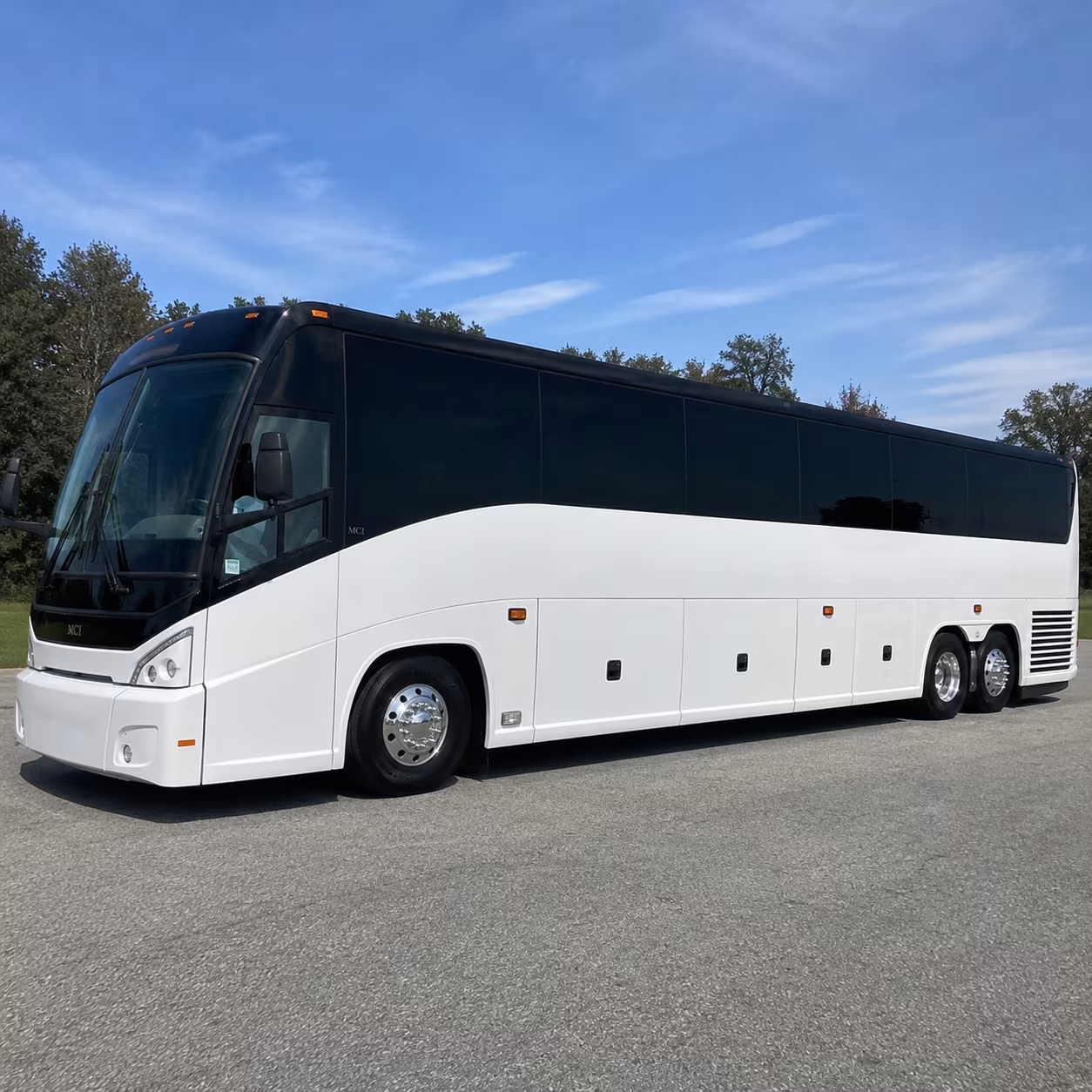 charter bus shuttle service for corporate groups flying out of teterboro airport