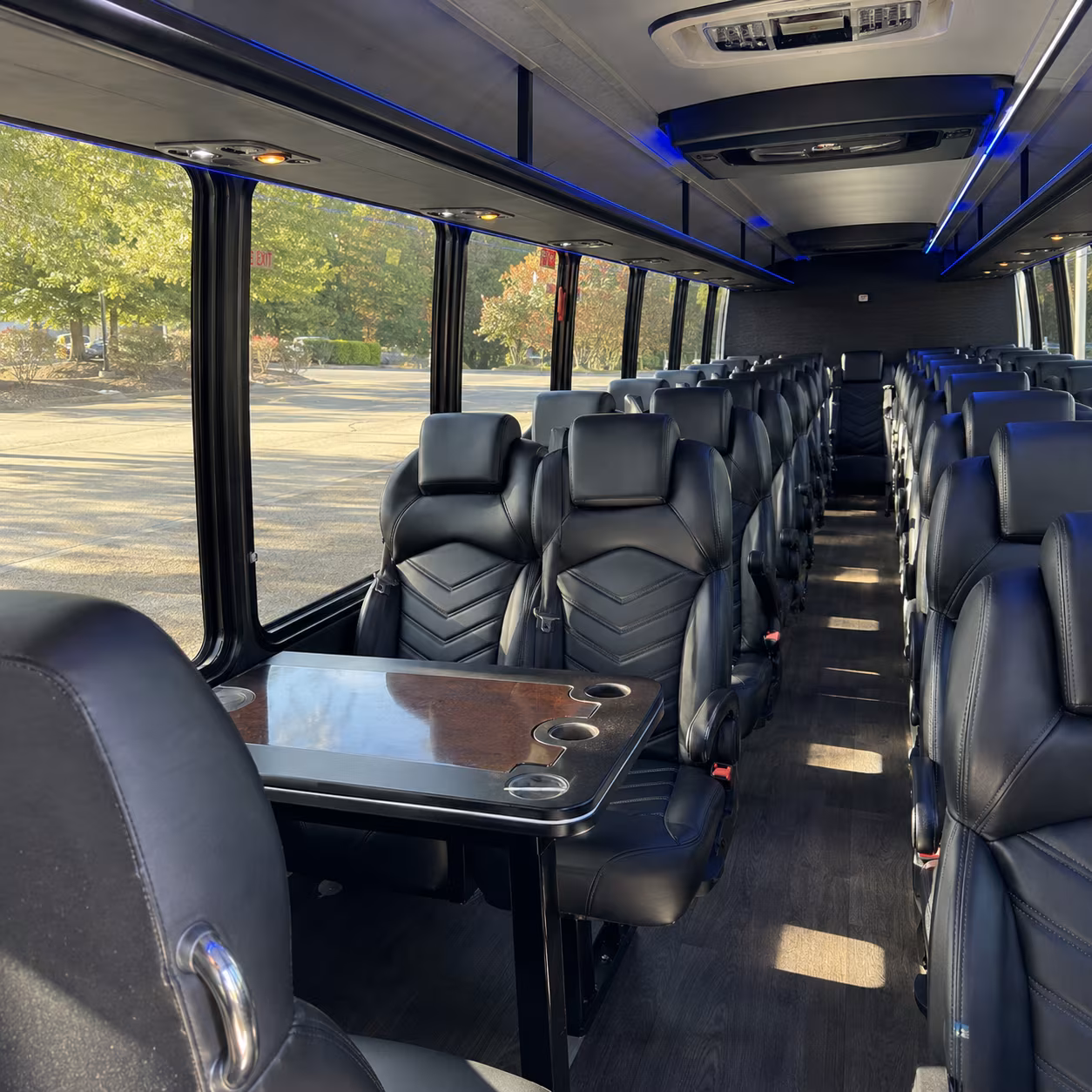 passaic airport transportation onboard seating