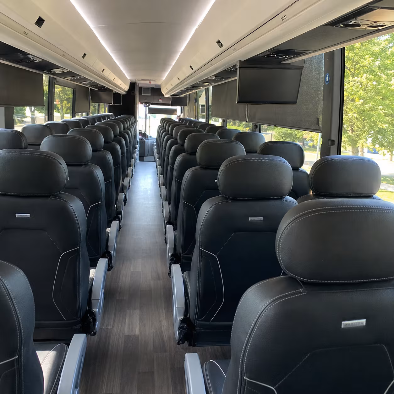 passaic charter bus inside