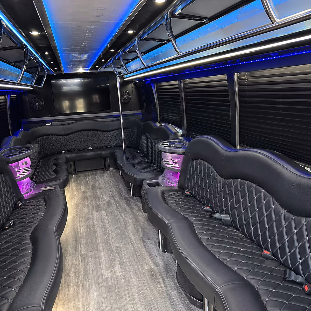 passaic party bus rental interior